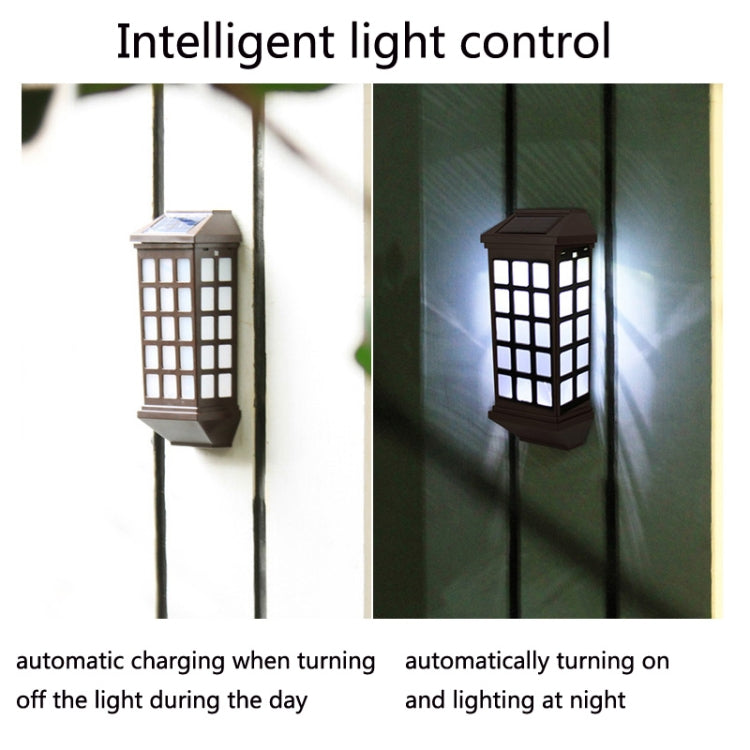 Solar Outdoor Long Panes Fence Wall Light Garden Decoration