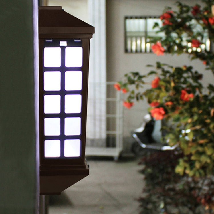 Solar Outdoor Long Panes Fence Wall Light Garden Decoration