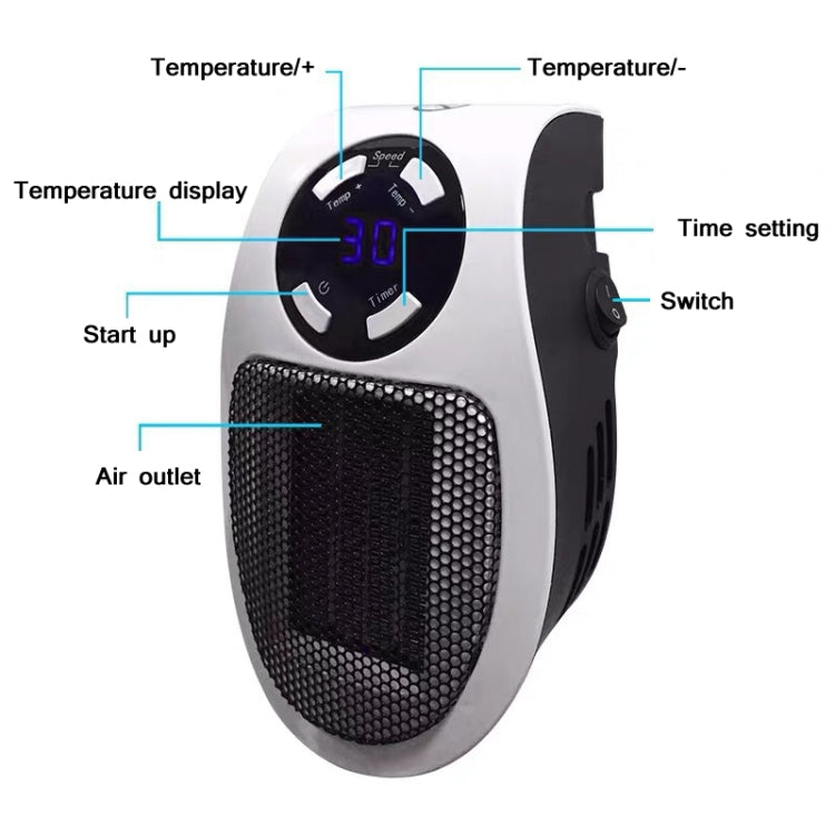 Household Multifunctional Intelligent Temperature Control Small Heater, Specification: