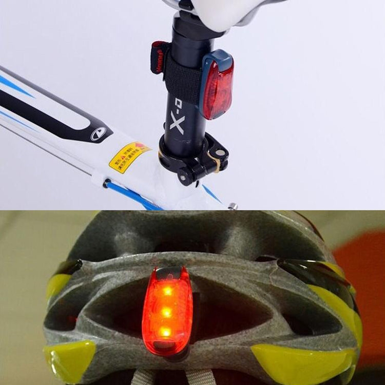 Outdoor Cycling Night Running Warm Light Bicycle Tail Light, Colour: 3 LED Red