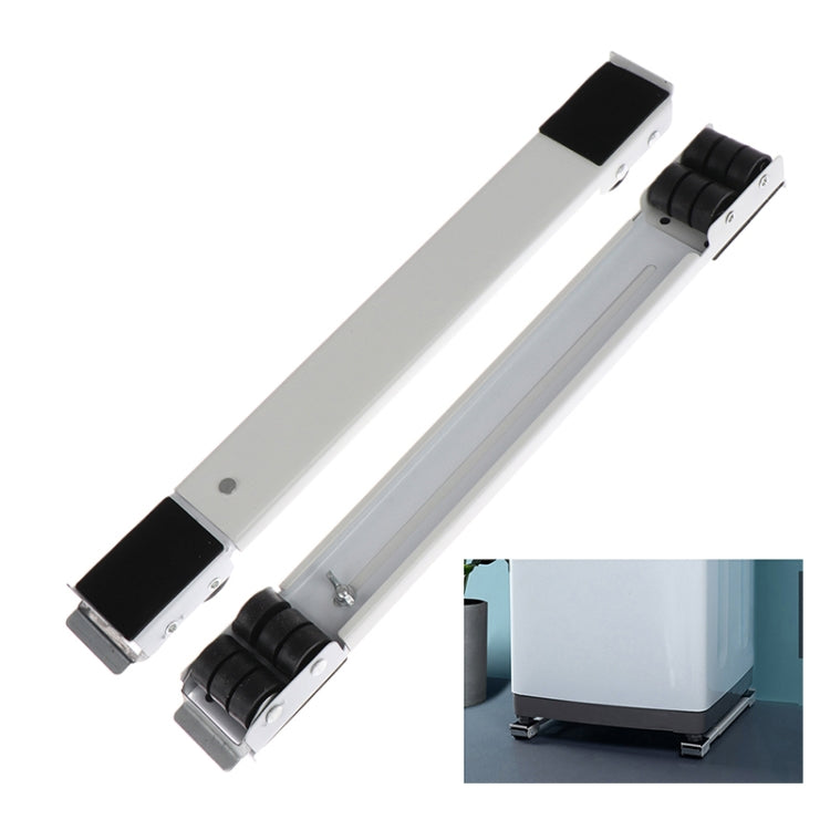 2 PCS Washing Machine Stand Movable Adjustable Refrigerator Base