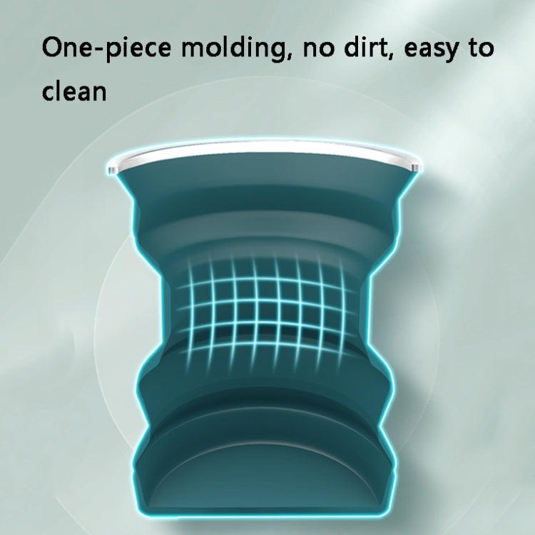 AK1313 320ml Portable Silicone Folding Water Cup With Lid