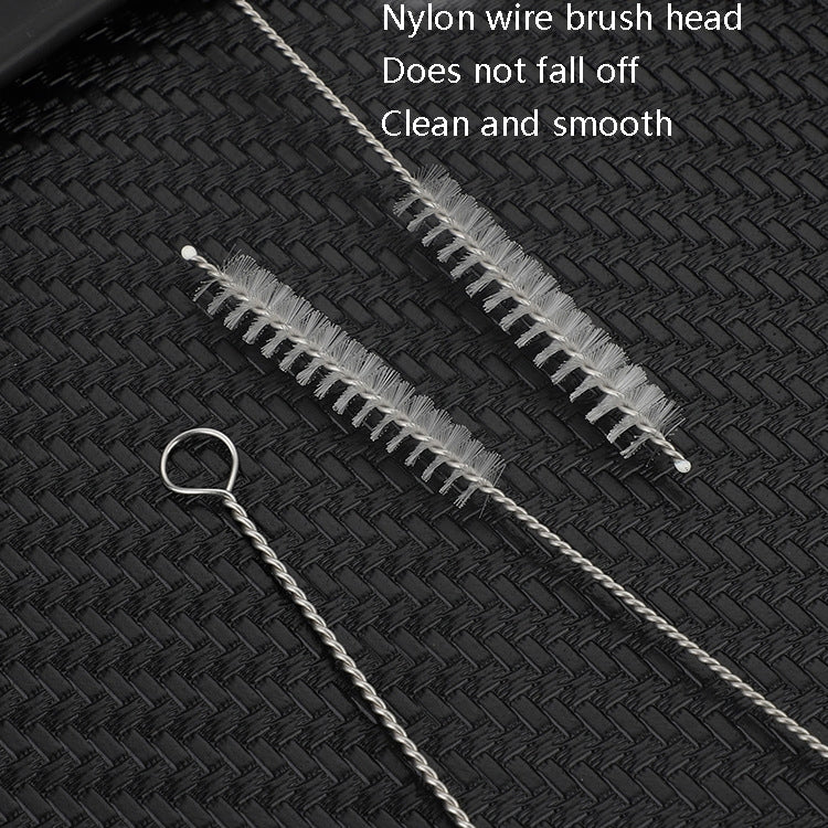 50 PCS Stainless Steel Brush Bottle Cleaning Brush, Size: