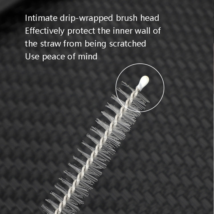 50 PCS Stainless Steel Brush Bottle Cleaning Brush, Size: