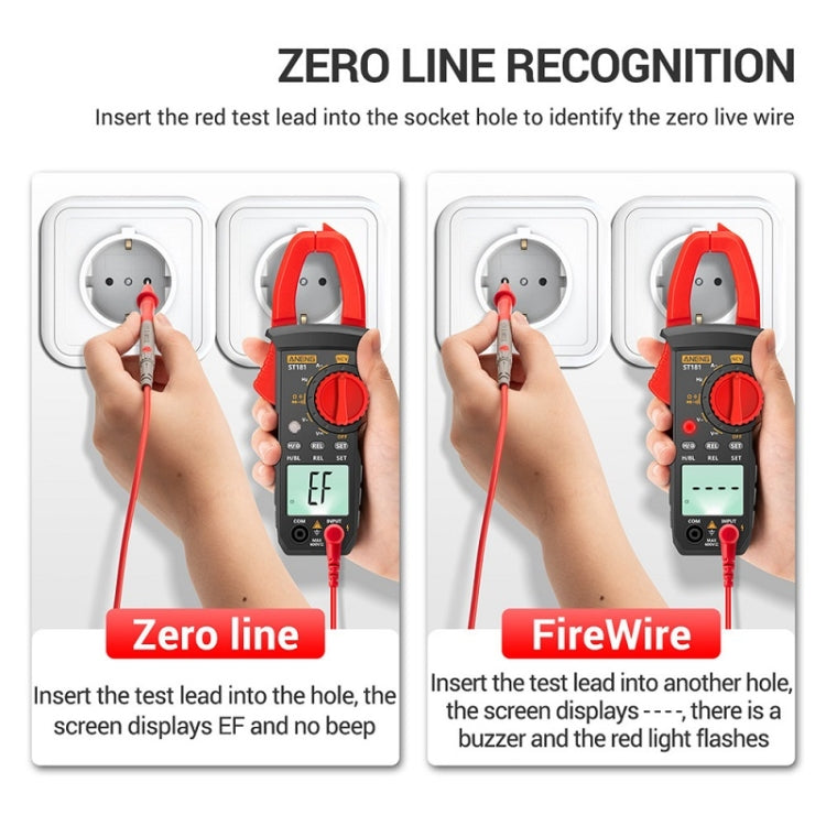 ANENG Intelligent Digital Backlit Clamp-On High-Precision Multimeter