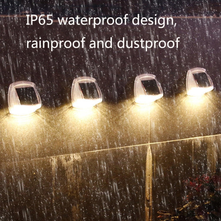 8 LED Outdoor Solar Courtyard Waterproof Wall Light