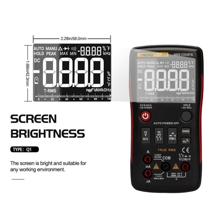 ANENG AN-Q1 Automatic High-Precision Intelligent Digital Multimeter
