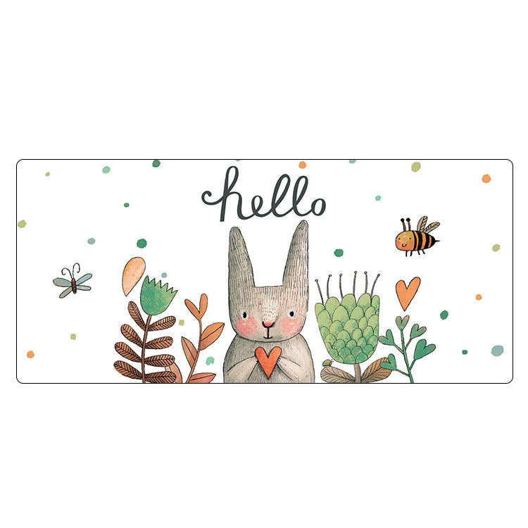 Cute Cartoon Non-Slip Desk Mat, Size:, 400 x 900 x 4mm Seaming, 400 x 900 x 5mm Seaming