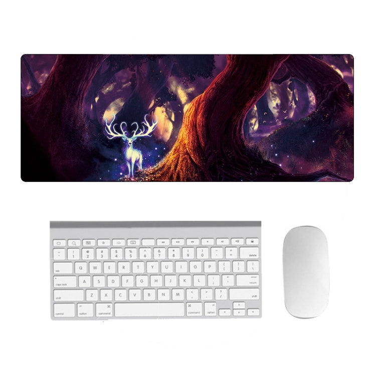 Hand-Painted Fantasy Pattern Mouse Pad, Size: