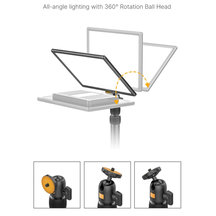 Vijim LS02  Live Desktop Extension Arm Light Stand  For Ring Light DSLR Camera