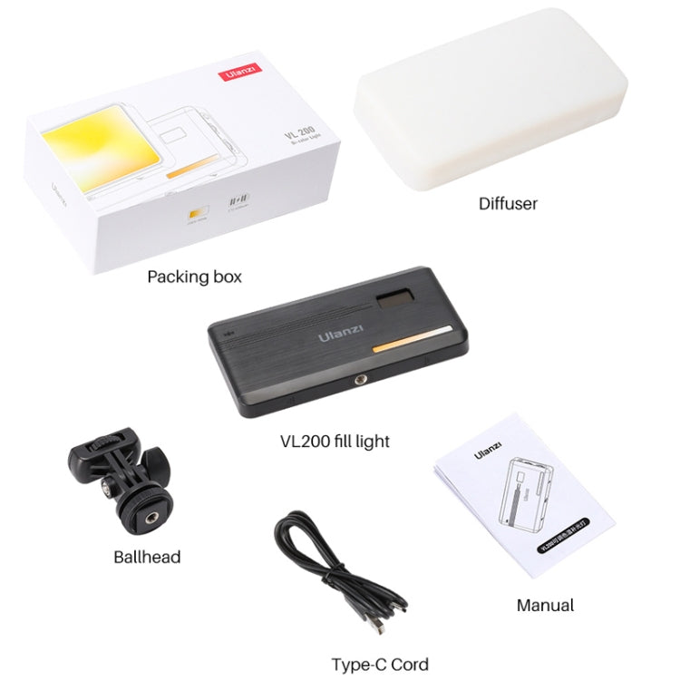 Ulanzi VIJIM VL200 200 LEDs 2500-9000K Dual Color Temperature Fill Light