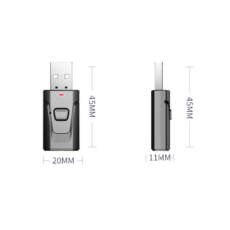 T7 4 In 1 Bluetooth 5.0 USB Transmit Receiving Audio Adapter