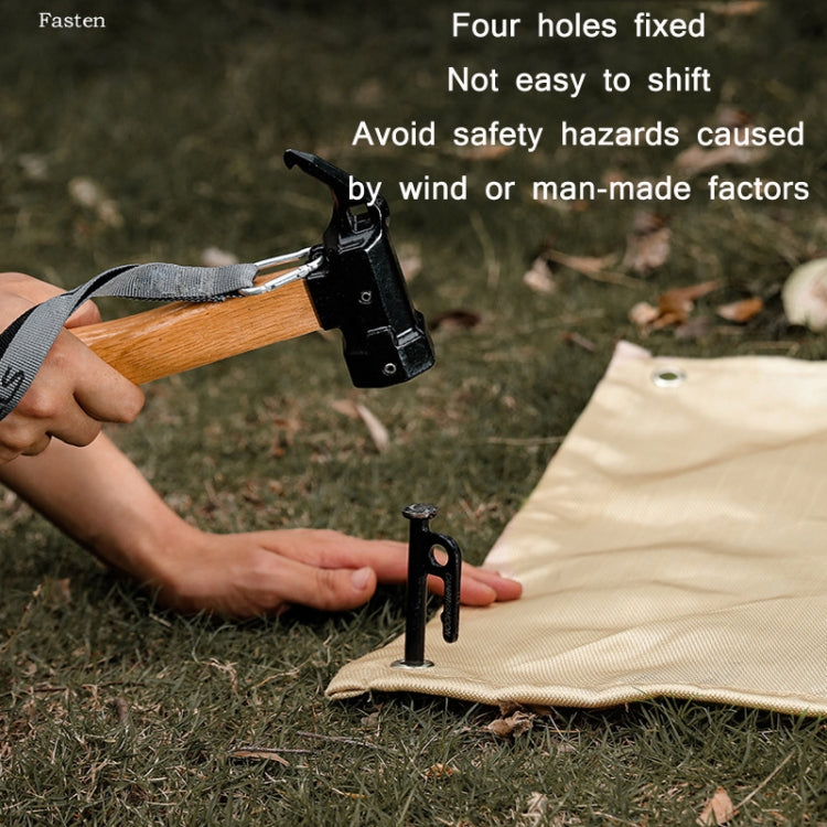 Outdoor Camping Fiberglass Heat Insulation Pad Fireproof Cloth, Size:, 56x60cm, 56x80cm