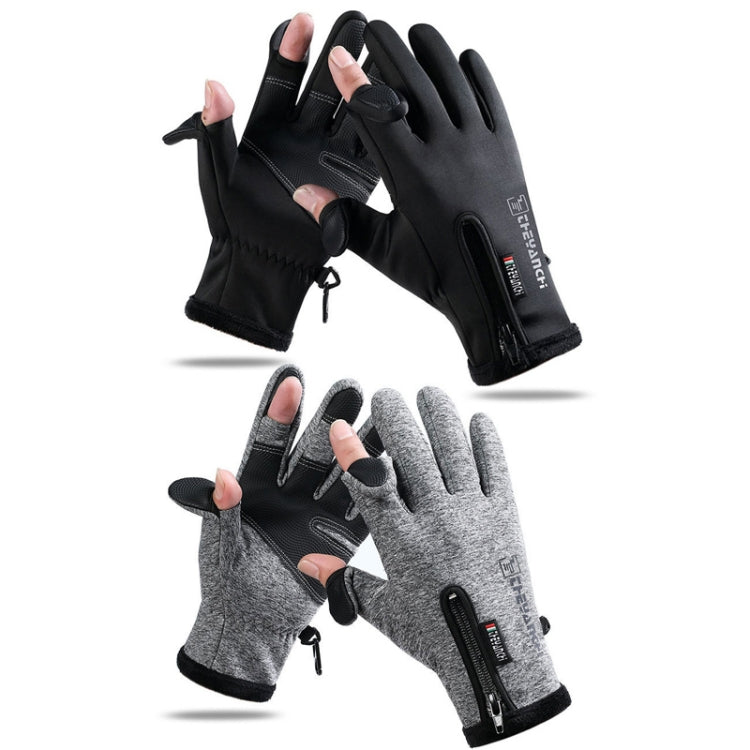 Outdoor Sports Riding Warm Gloves Touch Screen Fingerless Fishing Gloves