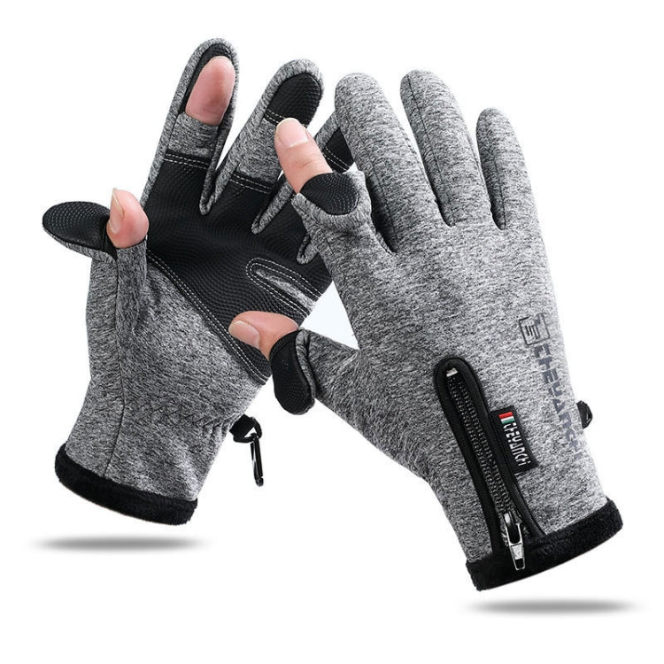 Outdoor Sports Riding Warm Gloves Touch Screen Fingerless Fishing Gloves