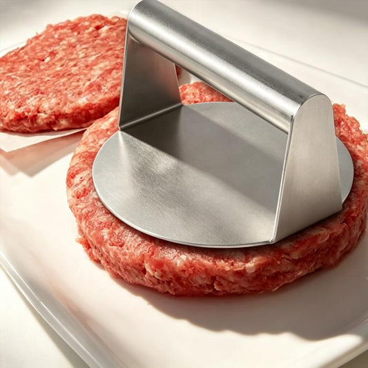 Stainless Steel Hamburger Manual Meat Press, Specification: Circular, Circular, Square