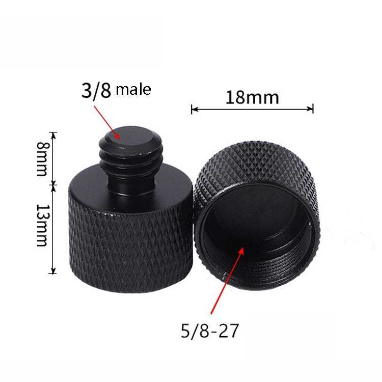 4 PCS 5/8 Female to 3/8 Male Adapter Screw