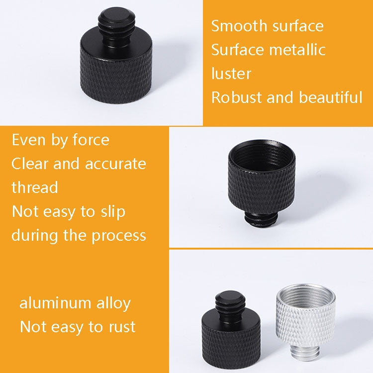 4 PCS 5/8 Female to 3/8 Male Adapter Screw