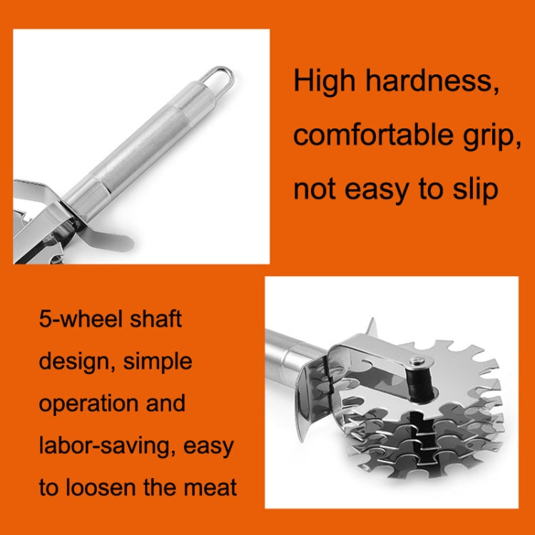 GB139 Stainless Steel Five-Wheel Meat Tenderizer