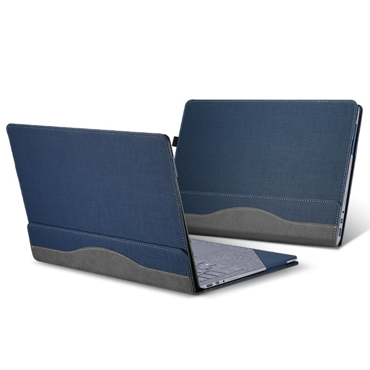 13.5 Inch Multifunctional PU Leather Laptop Sleeve