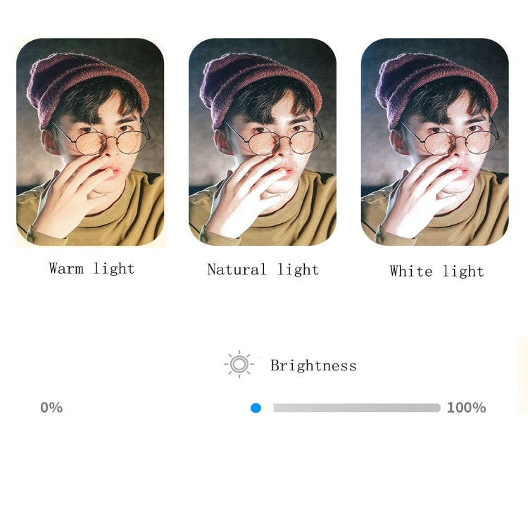 CYKE Q08D Handheld Dual Light Bluetooth Mobile Phone Selfie Stick