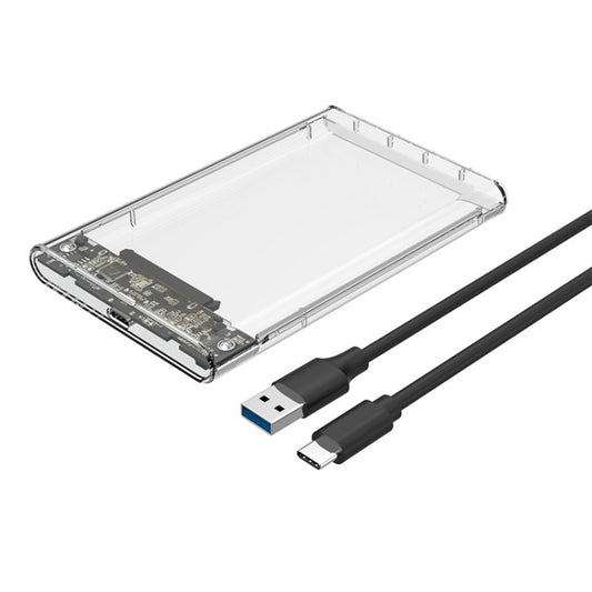 TU31 2.5 Inch USB3.1 TYPE-C Interface Hard Disk Transparent Protective Shell