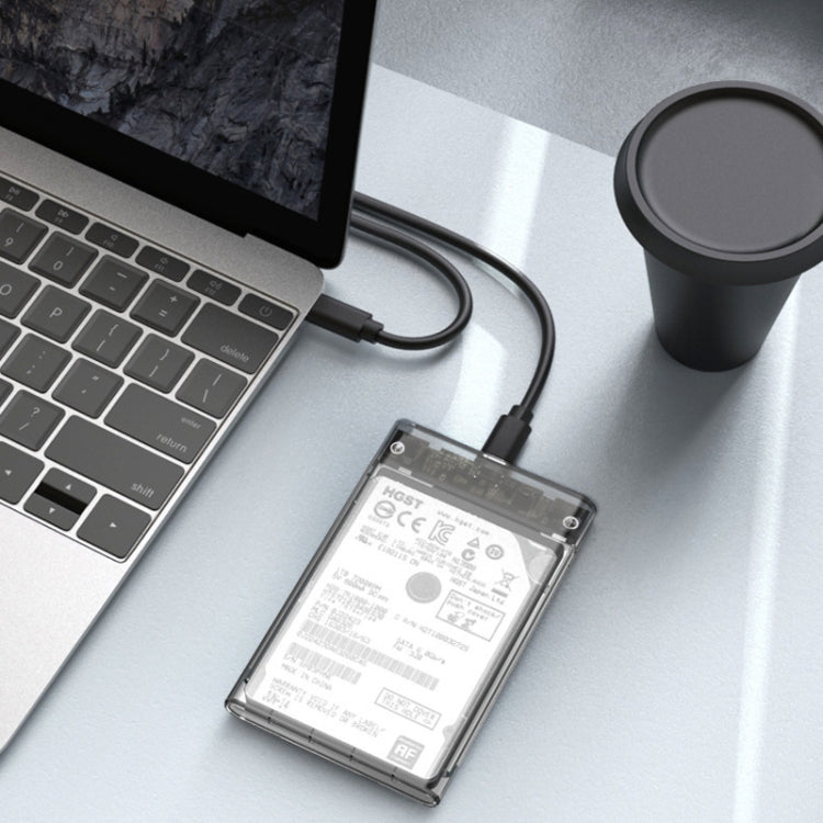 TU31 2.5 Inch USB3.1 TYPE-C Interface Hard Disk Transparent Protective Shell