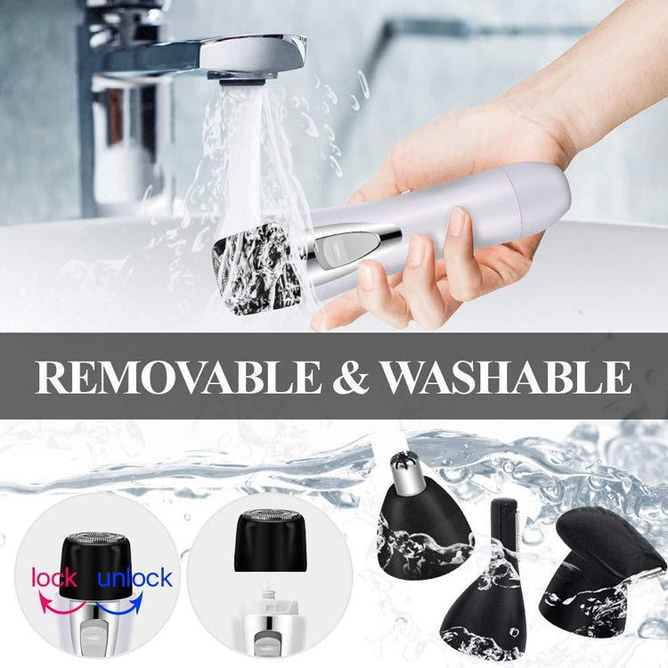 BZ-3563B 4 In 1 USB Shaver Nose Hair Trimmer