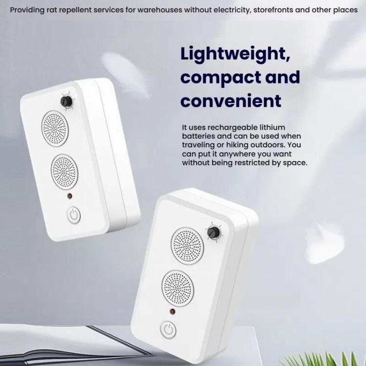 Removable Rechargeable Ultrasonic Bat-proof Mouse Repellent