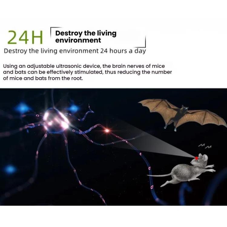 Removable Rechargeable Ultrasonic Bat-proof Mouse Repellent