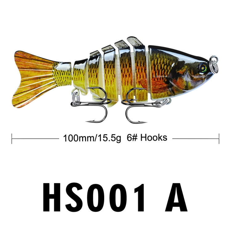 2 PCS PROBEROS HS001 10cm 15.5g Road Sub-Fish Bait Plastic Hard Bait