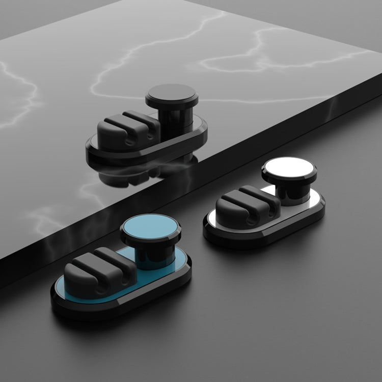 3 PCS Car Sticky Storage Data Cable Hook