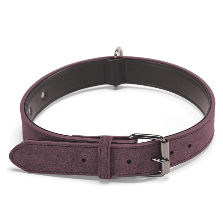 JINMAOHOU Dogs Double-Layer Leather Collar