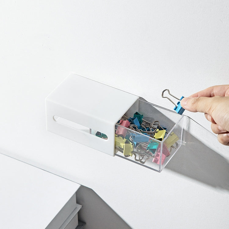 Left And Right Pull Wall Hanging Drawer Box Transparent Storage Box