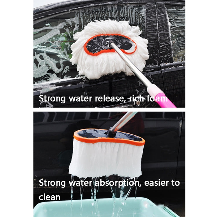 Extended Telescopic Soft Wool Car Washing Mop, Size: