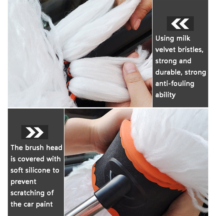 Extended Telescopic Soft Wool Car Washing Mop, Size: