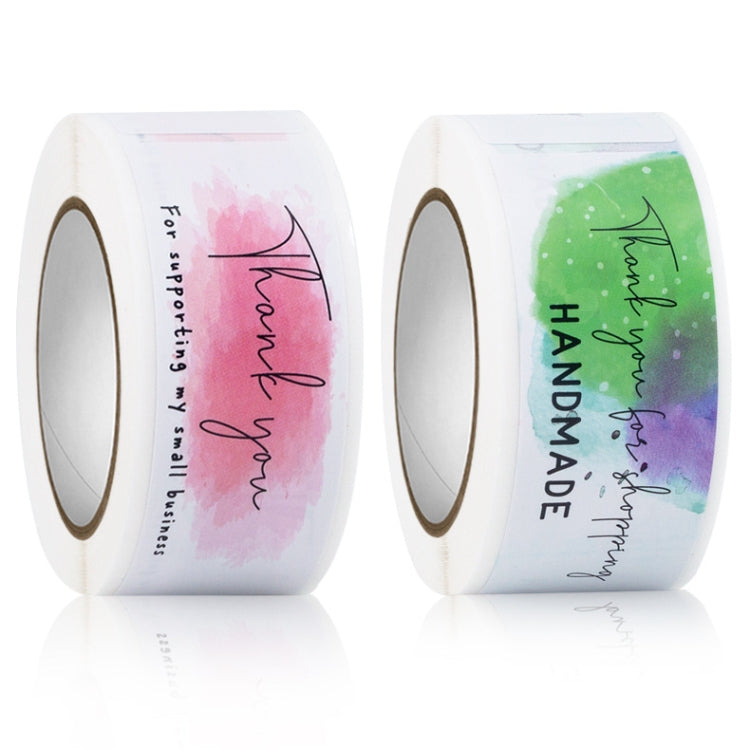 Rectangle Thank you for Your Order Sticker Seal Label