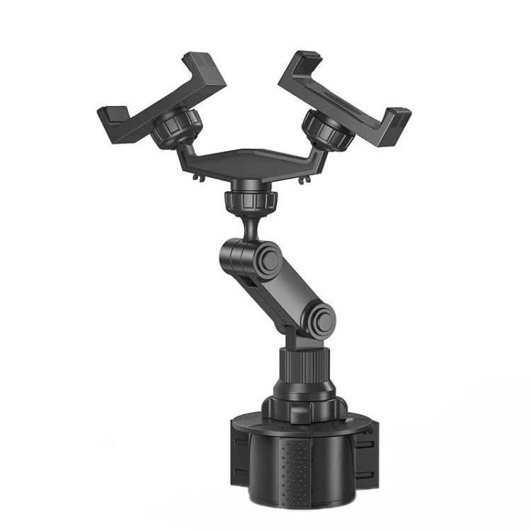 Double Chuck Rotary Multifunctional Cup Holder Mobile Phone Holder