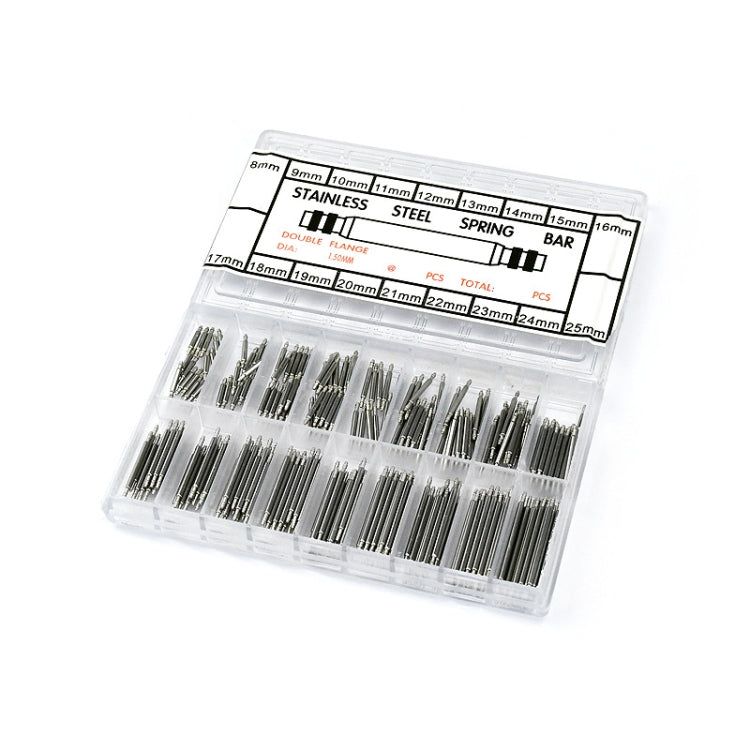 270 PCS / Box C015 8-25mm Stainless Steel Seamless Box Packing Spring Bar