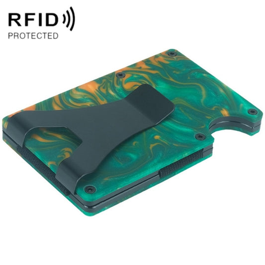 RFID Anti-Degaussing Resin Ultra-Thin Card Holder