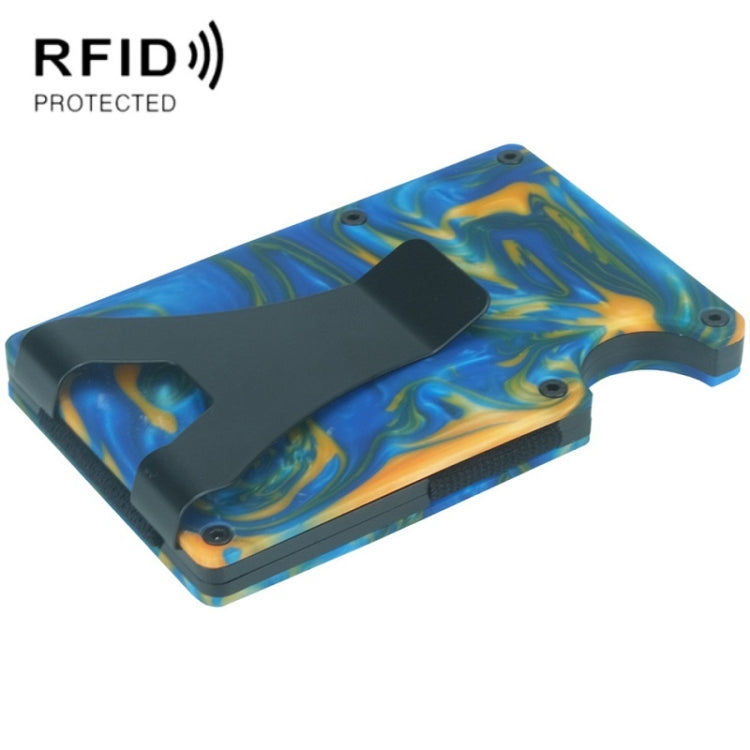 RFID Anti-Degaussing Resin Ultra-Thin Card Holder