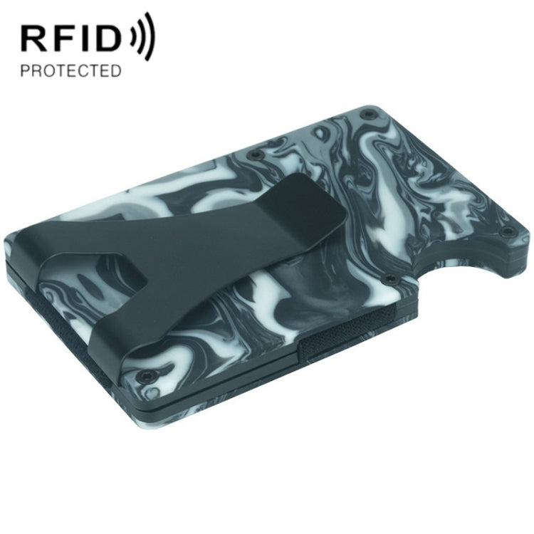 RFID Anti-Degaussing Resin Ultra-Thin Card Holder