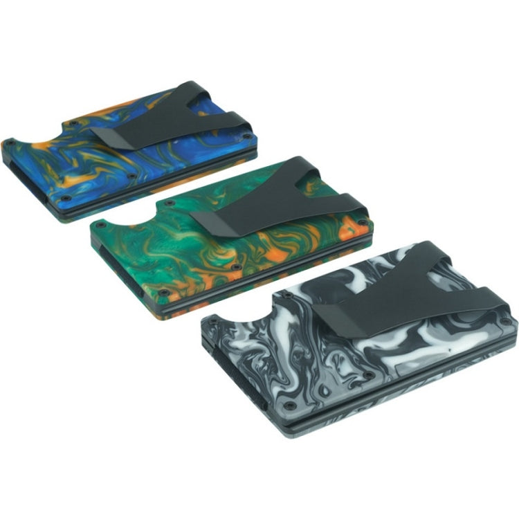 RFID Anti-Degaussing Resin Ultra-Thin Card Holder