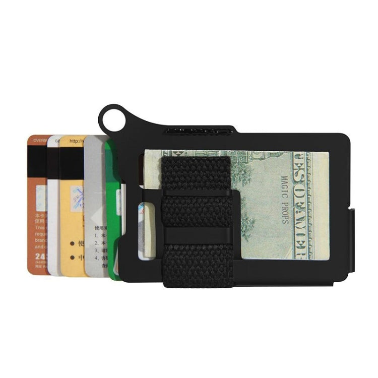 Metal Fabric Credit Card Holder Men Wallets