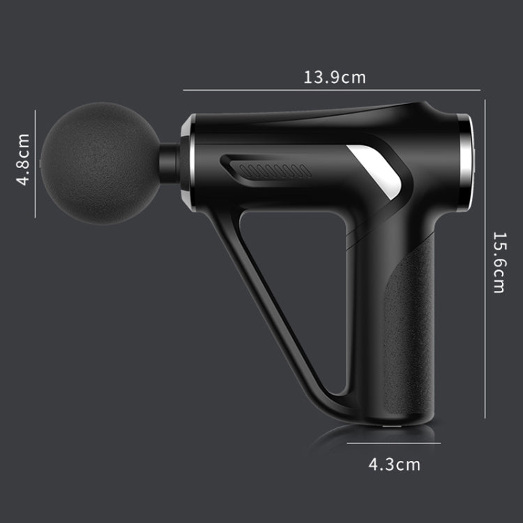 HB-008  Triangular Electric Fascia Gun Body Massage Gun