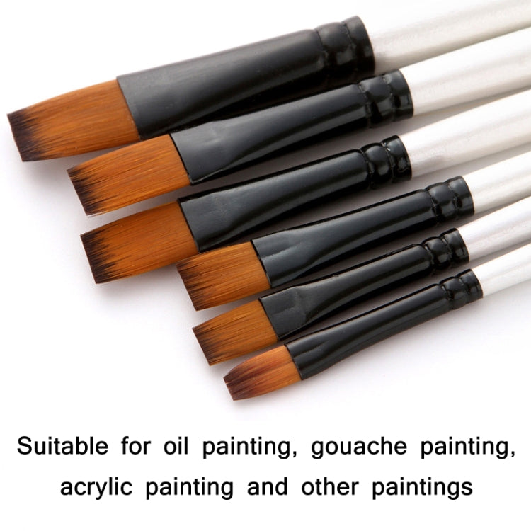 Zhuting Nylon Wool Stick Gouache Brush Set