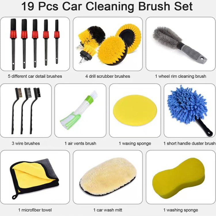 Car Wheel Cleaning Brush Interior Detail Brush