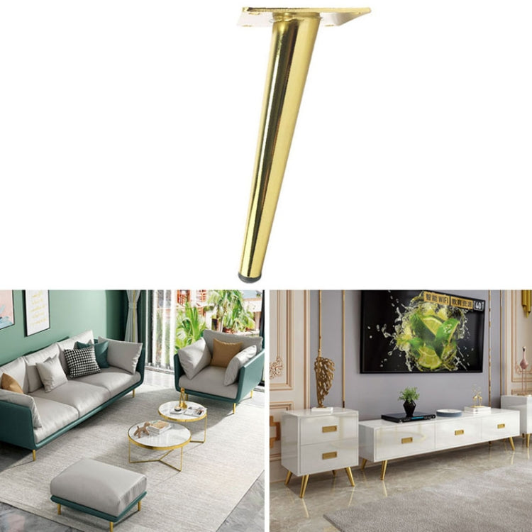 LH-ZT-0001 Cone Round Tube Furniture Support Legs, Style: