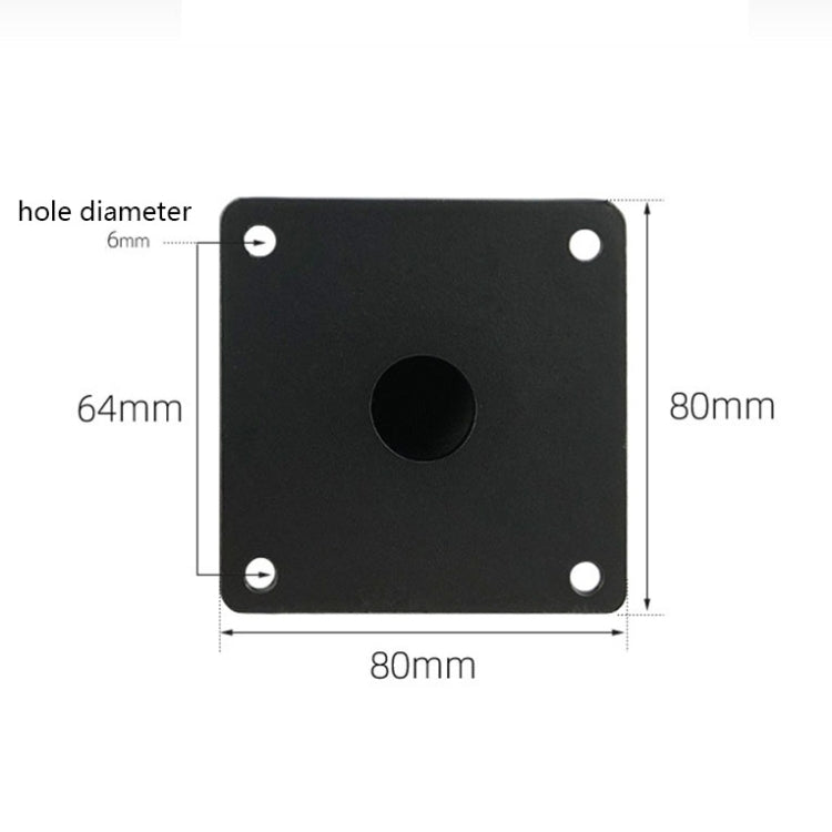 LH-ZT-0001 Cone Round Tube Furniture Support Legs, Style: