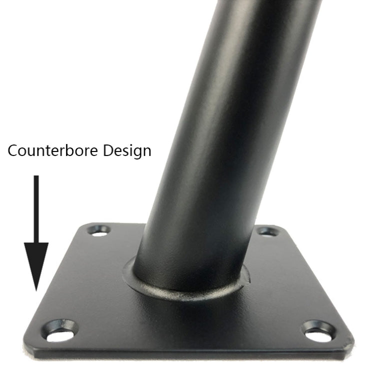 LH-ZT-0001 Cone Round Tube Furniture Support Legs, Style: